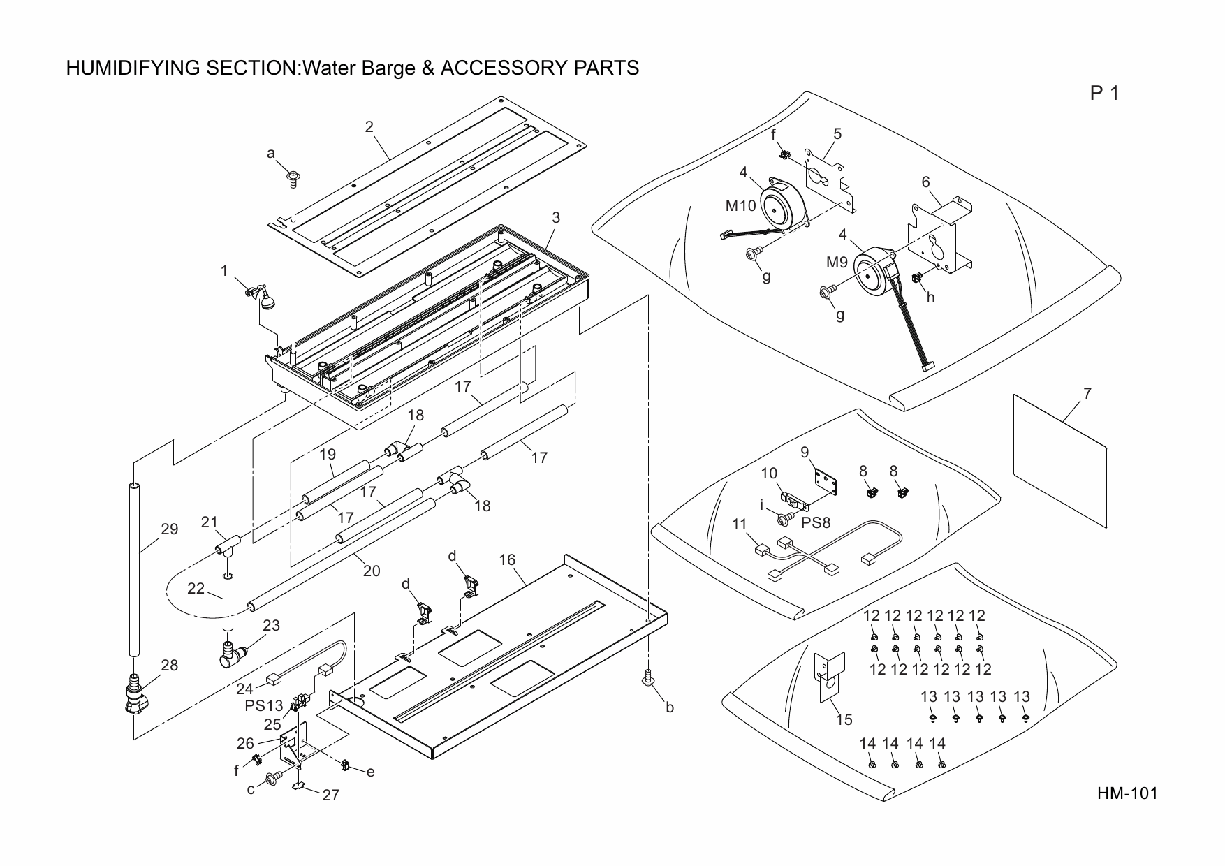 Konica-Minolta Options HM-101 A1TU Parts Manual-2